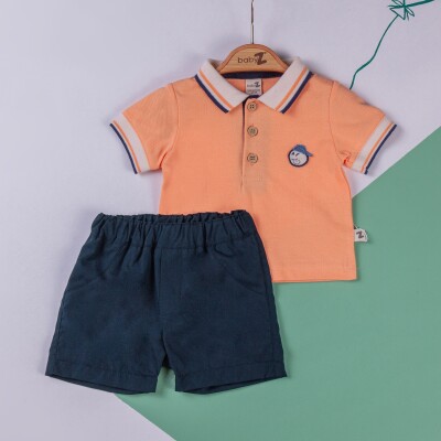 Wholesale Baby Boys T-shirt and Shorts set 6-18M BabyZ 1097-4713 - BabyZ