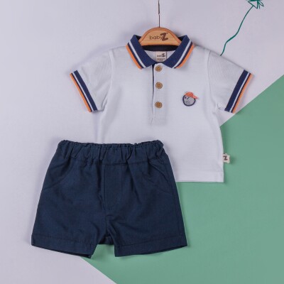 Wholesale Baby Boys T-shirt and Shorts set 6-18M BabyZ 1097-4713 - 2