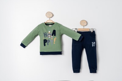 Wholesale Baby Boys Tracksuit Set 9-24M Sani 1068-10033 - Sani (1)