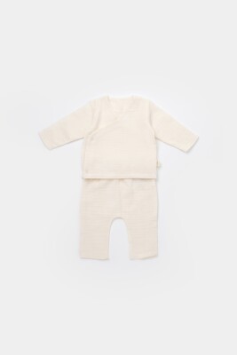 Wholesale Baby Double Breasted Muslin Set Suit 3-24M Baby Cosy 2022-CSYM7012 - Baby Cosy