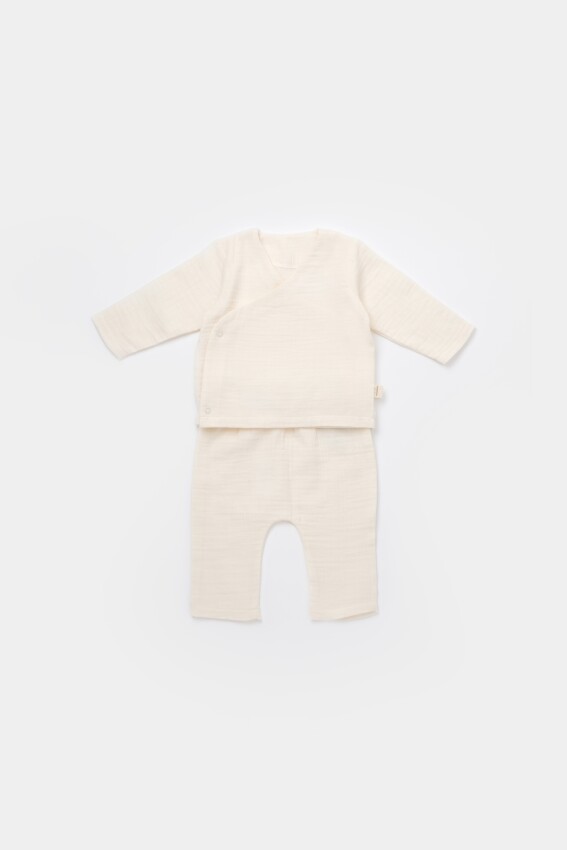 Wholesale Baby Double Breasted Muslin Set Suit 3-24M Baby Cosy 2022-CSYM7012 - 1