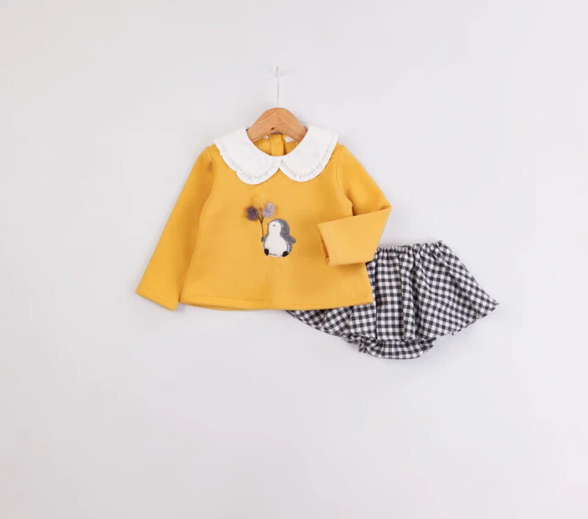 Wholesale Baby Girl 2-Piece Sweatshirt and Skirt Set 9-24M BabyRose 1002-4642 - 2