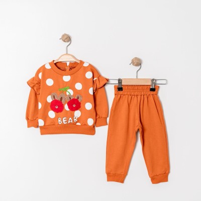 Wholesale Baby Girl 2-Piece Tracksuit 9-24M Tofigo 2013-9203 Tile Red 