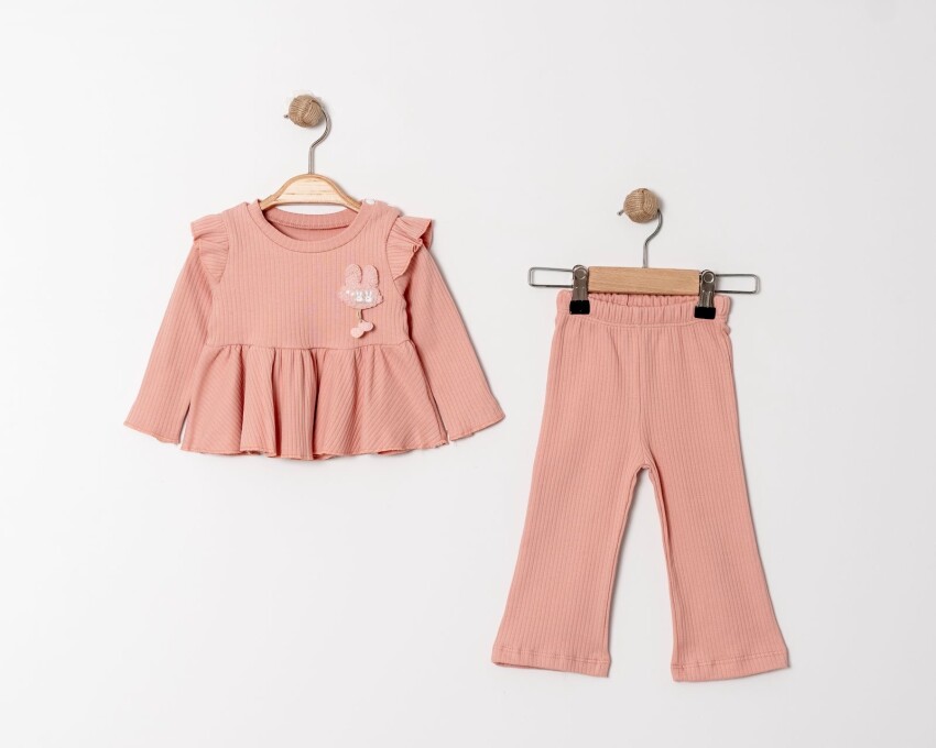 Wholesale Baby Girl 2-Piece Tracksuit 9-24M Tofigo 2013-9205 - 4