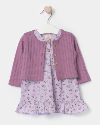 Wholesale Baby Girl 2 Pieces Dress Set Suit 9-24M Bupper Kids 1053-24502 - 2