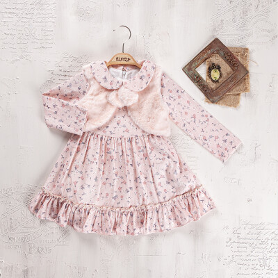 Wholesale Baby Girl Dress 2-5Y Cevval Minigirls 2024-2294 - Cevval Minigirls (1)