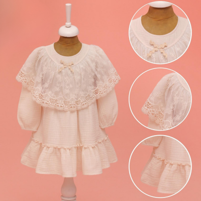 Wholesale Baby Girl Dress 9-24M Lilax 1049-6588 - Lilax