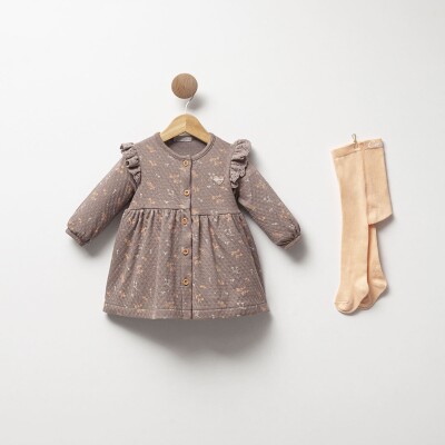 Wholesale Baby Girl Dress and Pantyhose Set 6-18M Cassiope 2061-465919 - Cassiope