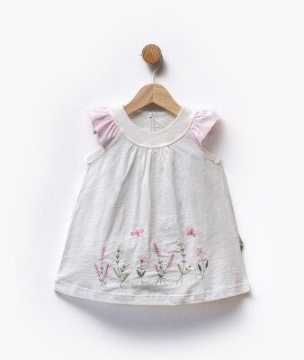 Wholesale Baby Girl Embroidered Dress 6-36M Flexi Baby 2063-229484 - Flexi Baby