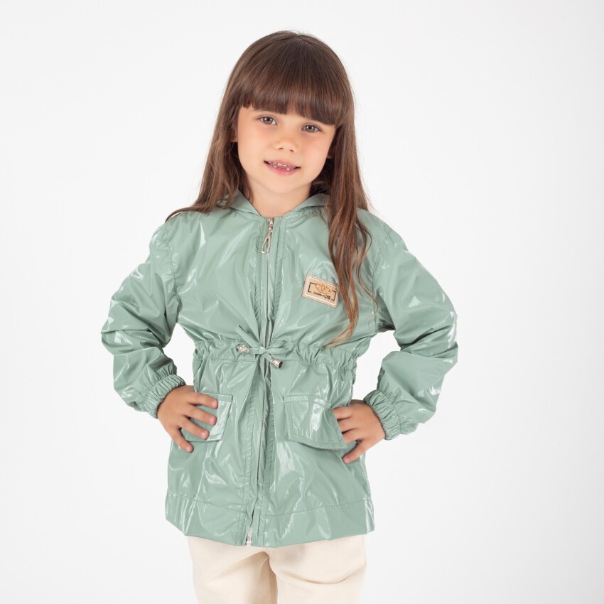 Wholesale Baby Girl Raincoat 1-5Y Pafim 2041-K24-8011 - 2