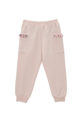 Wholesale Baby Girl Ruffle Pocket Sweatpants 6-48M Mininio 2062-252M2GNC06 Pink