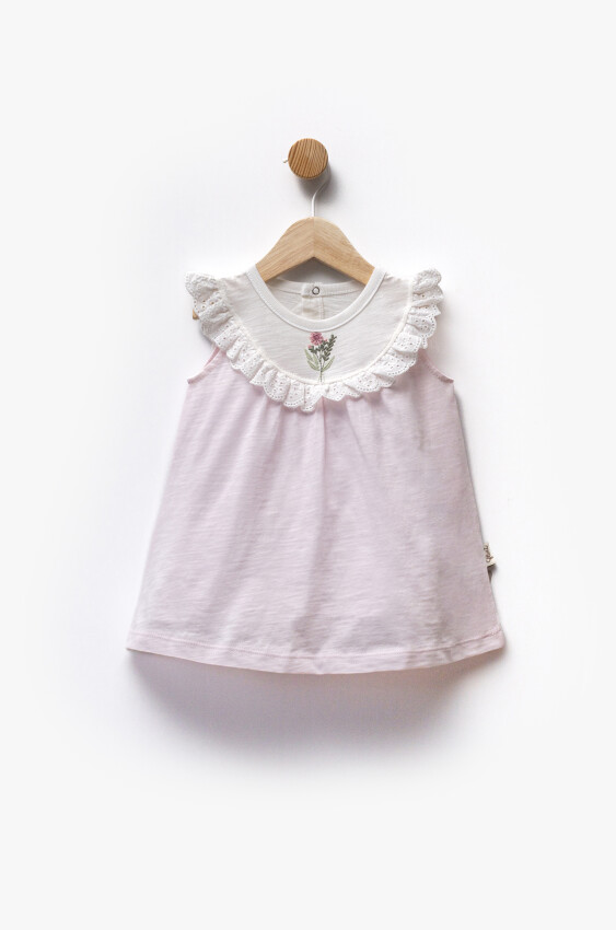 Wholesale Baby Girl Scalloped Dress 6-36M Flexi Baby 2063-229485 - 2