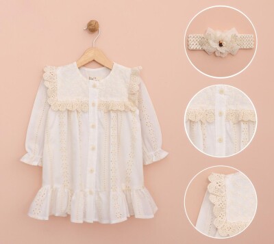 Wholesale Baby Girl Shirt Dress 9-24M Lilax 1049-6487 - Lilax