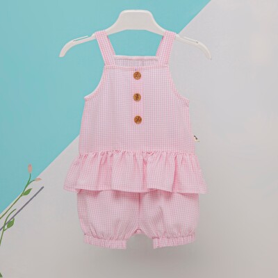 Wholesale Baby Girls 2-Piece Blouse and Shorts set 6-18M BabyZ 1097-5713 - 2