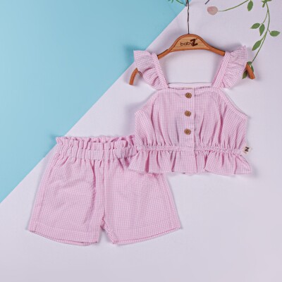 Wholesale Baby Girls 2-Piece Blouse and Shorts Set 6-18M BabyZ 1097-5717 - 1