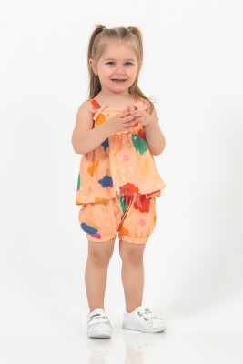 Wholesale Baby Girls 2-Piece Blouse and Shorts set 6-18M Tuffy 1099-9500 - Tuffy