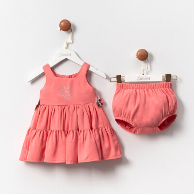 Wholesale Baby Girls 2-Piece Dress and Panties Set 9-24M Cumino 1014-CMN3444 - 1