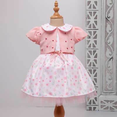 Wholesale Baby Girls 2-Piece Jacket and Dress Set 9-24M Minibombili 1005-6369 - Minibombili (1)
