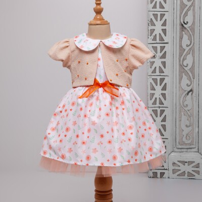 Wholesale Baby Girls 2-Piece Jacket and Dress Set 9-24M Minibombili 1005-6369 - Minibombili