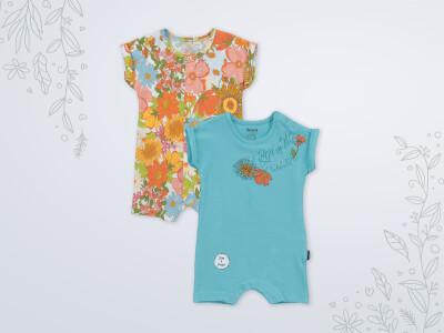 Wholesale Baby Girls 2-Piece Jumpsuit 3-18M Miniworld 1003-18196 - Miniworld (1)