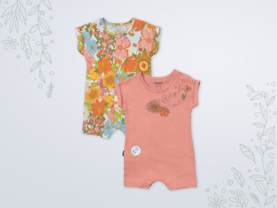 Wholesale Baby Girls 2-Piece Jumpsuit 3-18M Miniworld 1003-18196 - 3