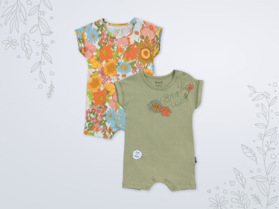 Wholesale Baby Girls 2-Piece Jumpsuit 3-18M Miniworld 1003-18196 - Miniworld