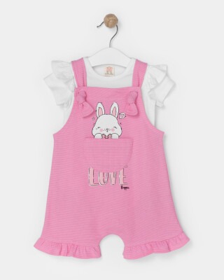 Wholesale Baby Girls 2-Piece Jumpsuit and T-Shirt Set 9-24M Bupper Kids 1053-23150 - 2