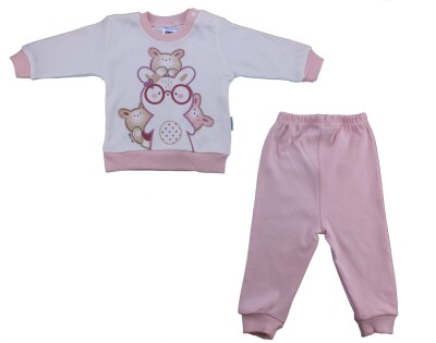 Wholesale Baby Girls 2-Piece Pajamas Set 3-9M Hoppidik 2017-2334 - 2