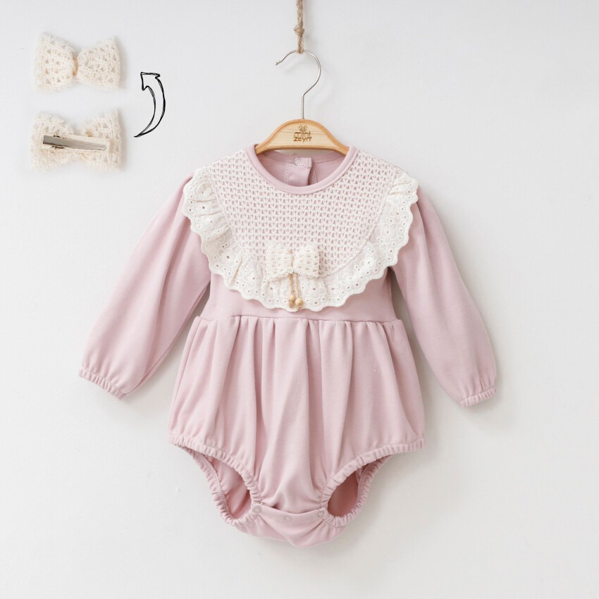 Wholesale Baby Girls 2-Piece Rompers with Claps 6-12M Minizeyn 2014-9001 - 1