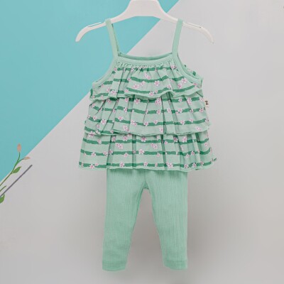 Wholesale Baby Girls 2-Piece Set with Blouse and Leggings 6-18M BabyZ 1097-5730 - 1