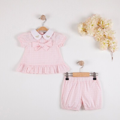 Wholesale Baby Girls 2-Piece Shirt and Shorts Set 6-18M KidsRoom 1031-5515 - 1