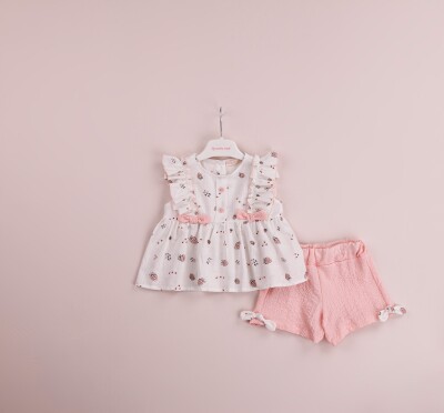 Wholesale Baby Girls 2-Piece Shirt and Shorts set 9-24M BabyRose 1002-4068 - BabyRose