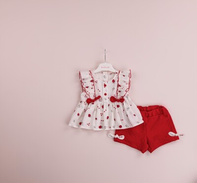 Wholesale Baby Girls 2-Piece Shirt and Shorts set 9-24M BabyRose 1002-4068 - BabyRose (1)