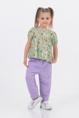 Wholesale Baby Girls 2-Piece T-Shirt and Pants Set 6-18M Tuffy 1099-9521 - 1