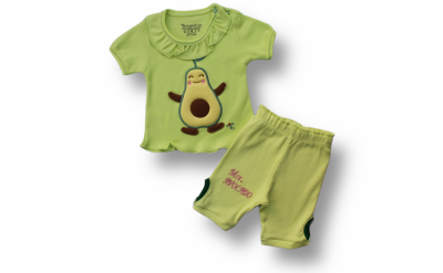 Wholesale Baby Girls 2-Piece T-shirt and Shorts set 3-18M Tomuycuk 1074-75509 - Tomuycuk (1)