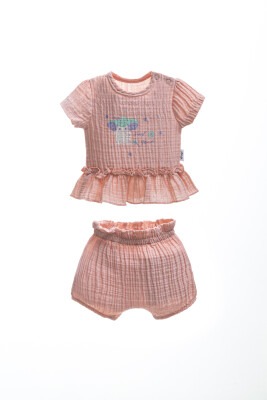 Wholesale Baby Girls 2-Piece T-Shirt and Shorts Set 3-9M Wogi 1030-WG-1306 - Wogi