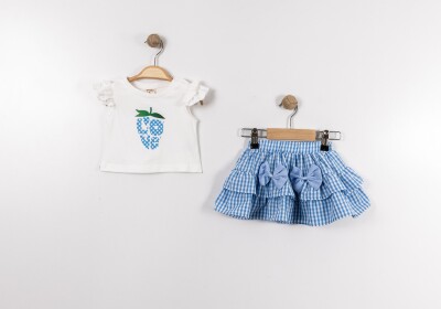 Wholesale Baby Girls 2-Pieces Blouse and Skirt Set 9-24M Eray Kids 1044-13373 - 1