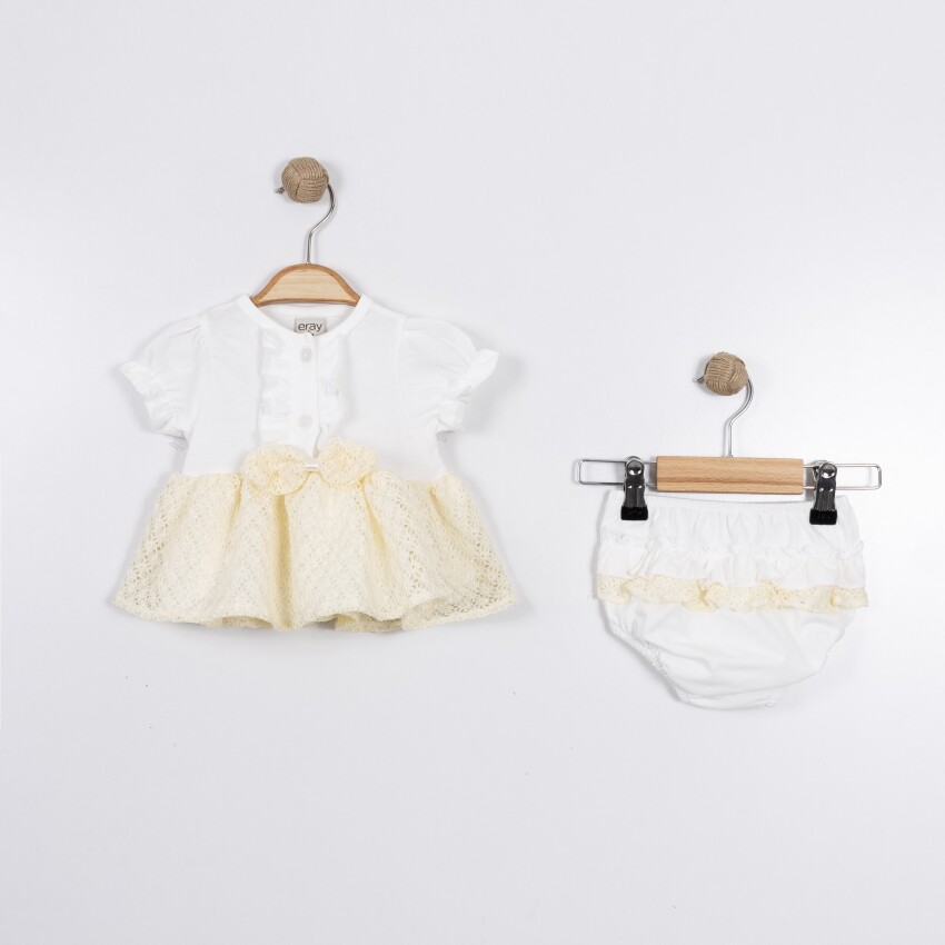 Wholesale Baby Girls 2-Pieces Dress and Short Set 6-18M Eray Kids 1044-13369 - 1