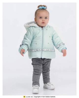 Wholesale Baby Girls 3-Piece Coat, Sweatshirt and Pants Set 9-24M Minibombili 1005-6167 - 6