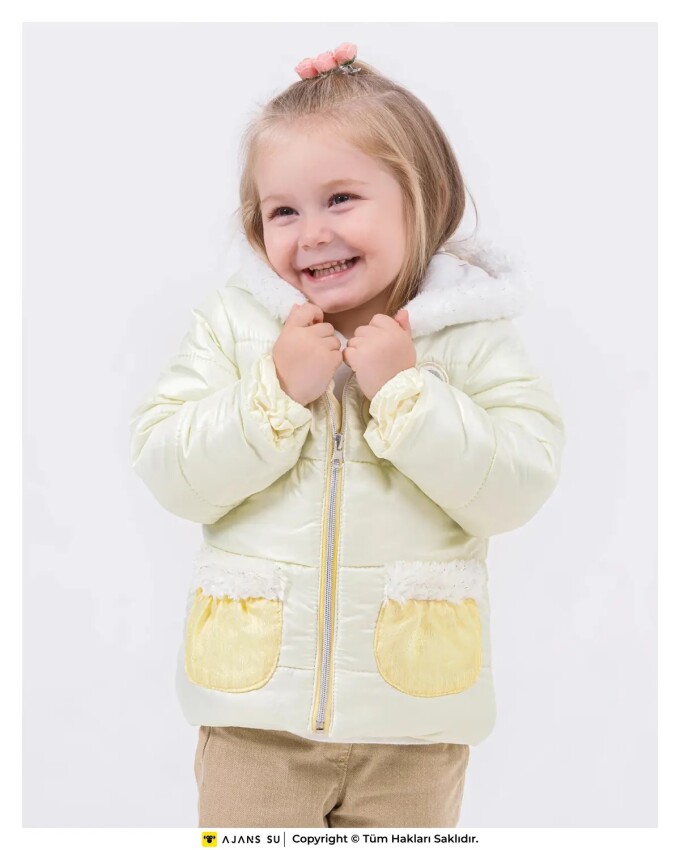 Wholesale Baby Girls 3-Piece Coat, Sweatshirt and Pants Set 9-24M Minibombili 1005-6176 - 4