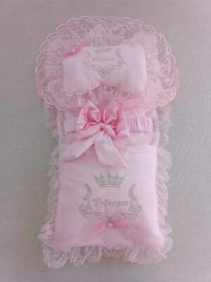 Wholesale Baby Girls 3-Piece Diaper Changing Mat 0-9M Tomuycuk 1074-50137 - 1