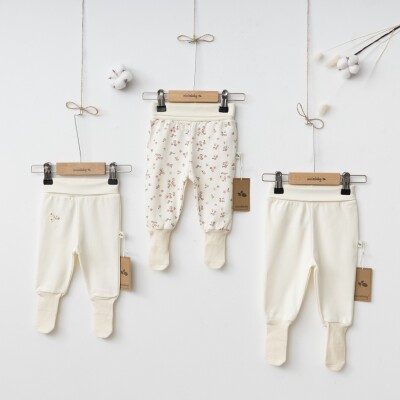 Wholesale Baby Girls 3-Piece Pants Set 3-12M Ciccimbaby 1043-4963 - Ciccimbaby