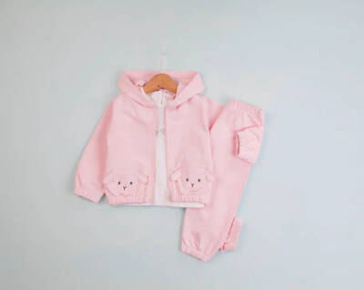 Wholesale Baby Girls 3-Piece Tracksuit Set 9-24M BabyRose 1002-7786 - 2