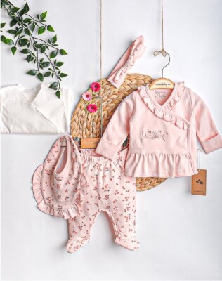 Wholesale Baby Girls 5-Piece Newborn Onesie Set 0-3M Ciccimbaby 1043-4891 - Ciccimbaby