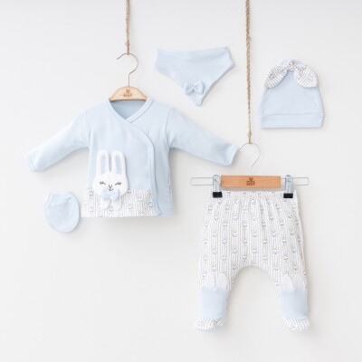 Wholesale Baby Girls 5-Piece Newborn Set 0-3M Minizeyn 2014-7022 - Minizeyn