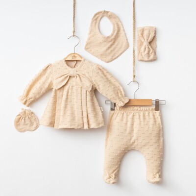 Wholesale Baby Girls 5-Piece Onesies Set 0-3M Minizeyn 2014-7065 - Minizeyn