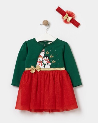 Wholesale Baby Girls Christmas Dress 9-24M Bupper Kids 1053-23505 - 1