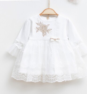 Wholesale Baby Girls Dress 0-12M Miniborn 2019-3071 - Miniborn (1)