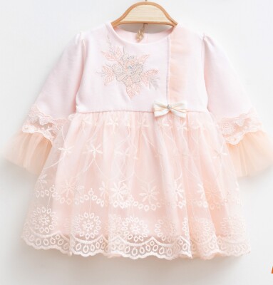 Wholesale Baby Girls Dress 0-12M Miniborn 2019-3071 - Miniborn