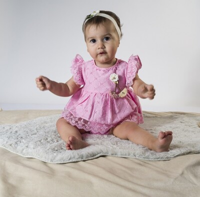 Wholesale Baby Girls Dress 3-12M Wecan 1022-23177 - Wecan (1)
